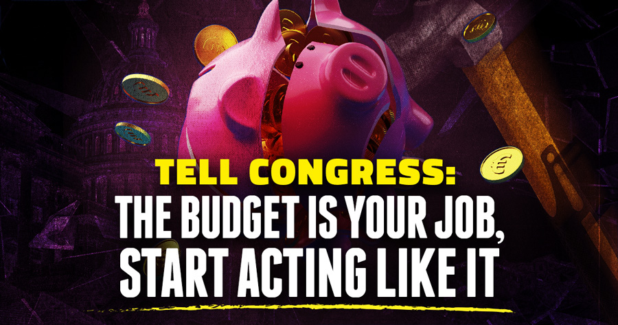 Tell Congress: The Budget Is Your Job. Start Acting Like It